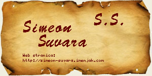 Simeon Suvara vizit kartica